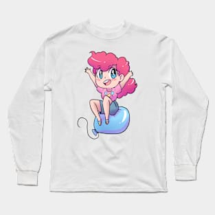 Chibi Pinkie Balloon Party Long Sleeve T-Shirt